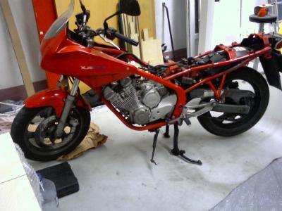 Reparación Yamaha Diversion XJ600S de 1992